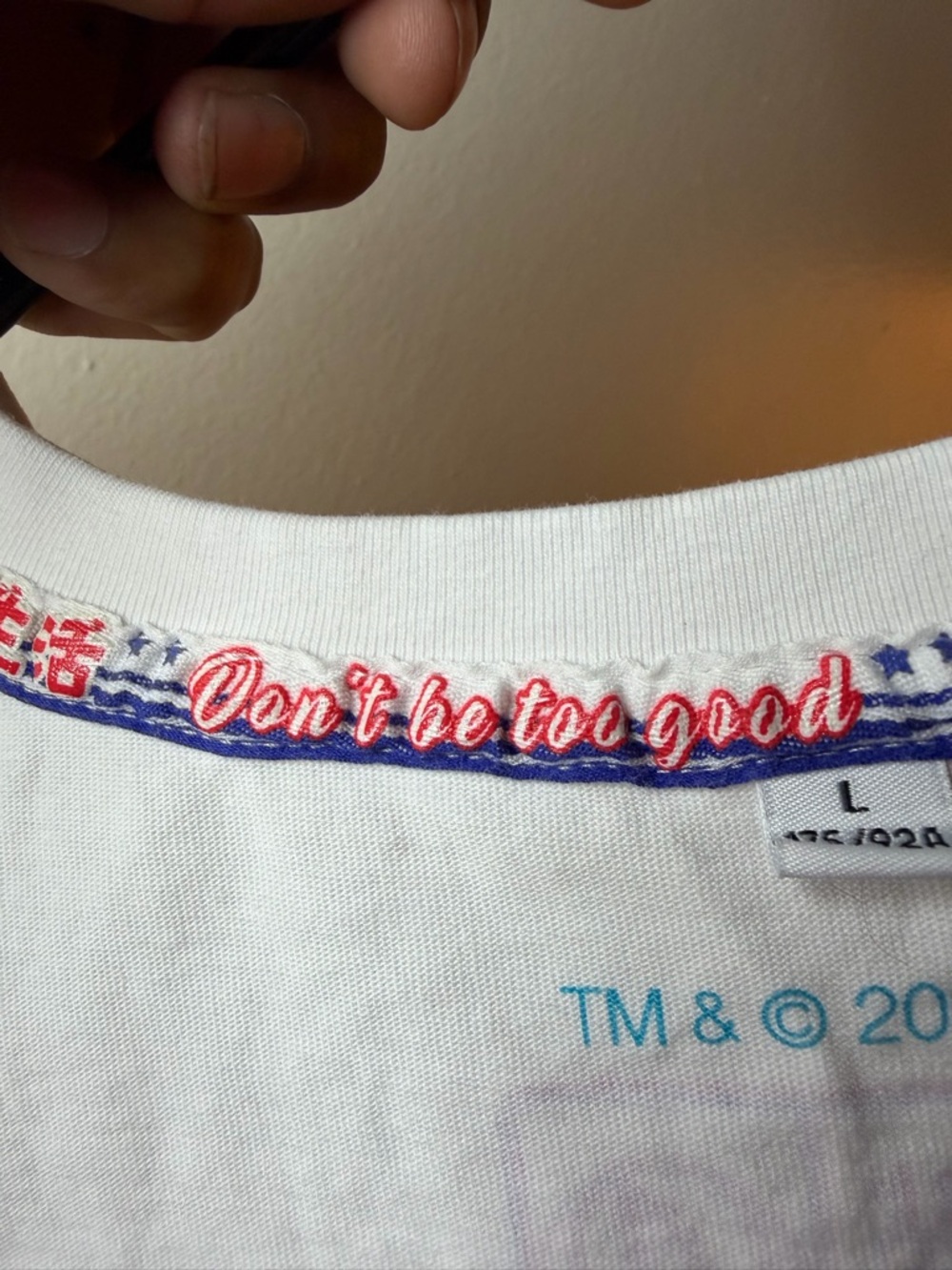 Grateful Dead x Plastered Graphic Tee Shirt White Multicolor Bear Print Size L - Picture 11 of 14